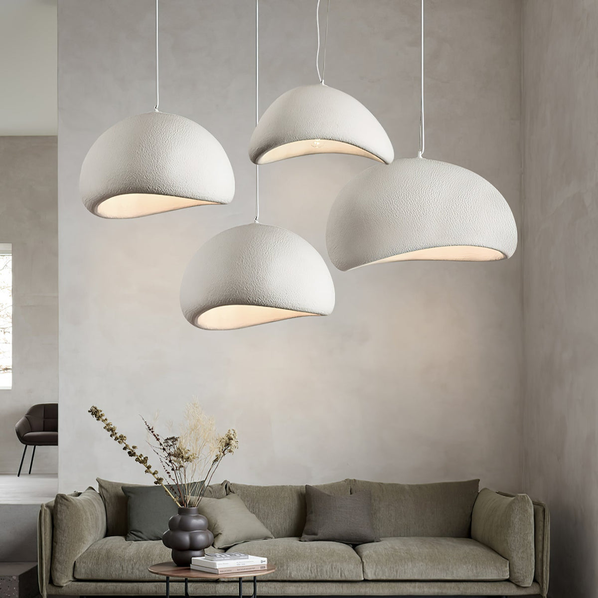 Nimbus Sculptural Cloud Sphere Pendant Light for Living Dining Room