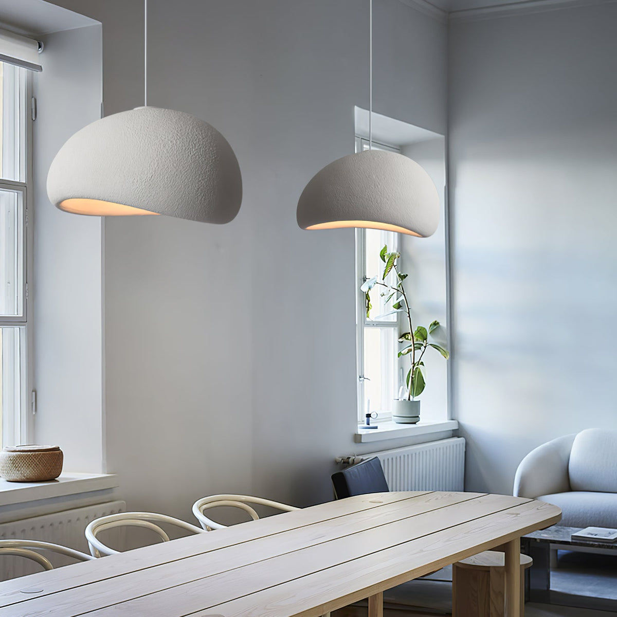 Nimbus Sculptural Cloud Sphere Pendant Light for Living Dining Room