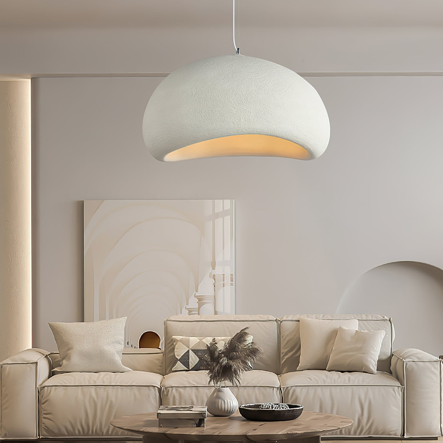 Nimbus Sculptural Cloud Sphere Pendant Light for Living Dining Room