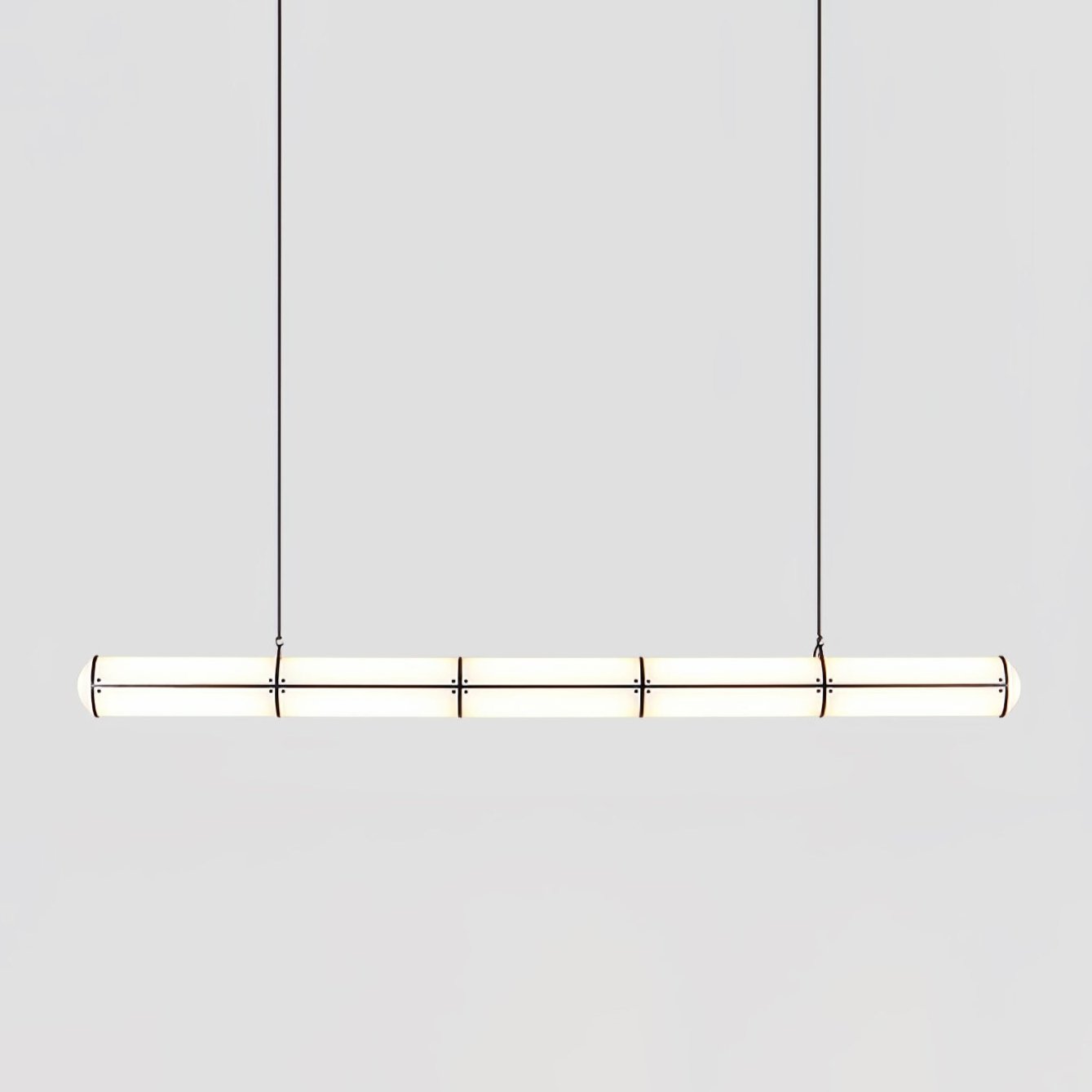 Endless Linear Cylinder Dimmable LED Pendant Light for Kitchen Islands