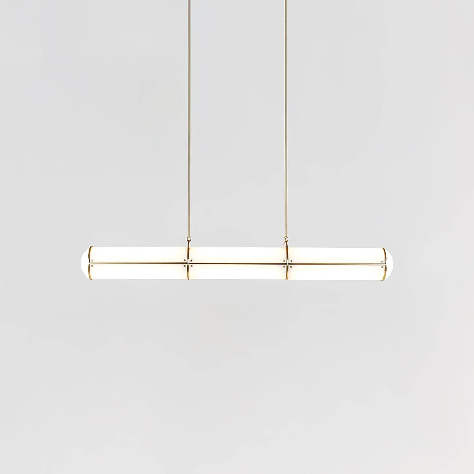 Endless Linear Cylinder Dimmable LED Pendant Light for Kitchen Islands