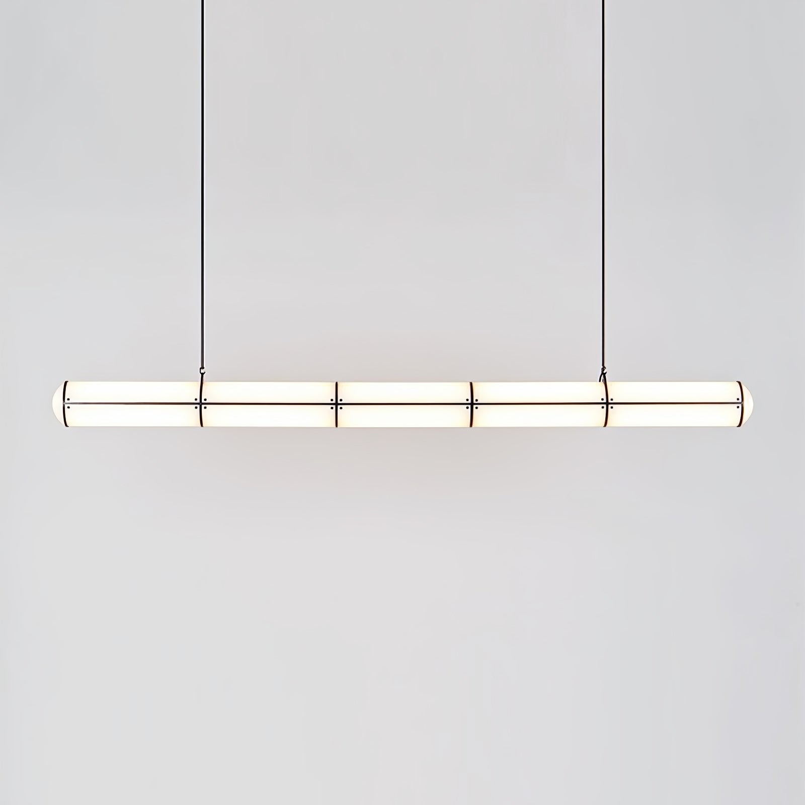 Endless Linear Cylinder Dimmable LED Pendant Light for Kitchen Islands