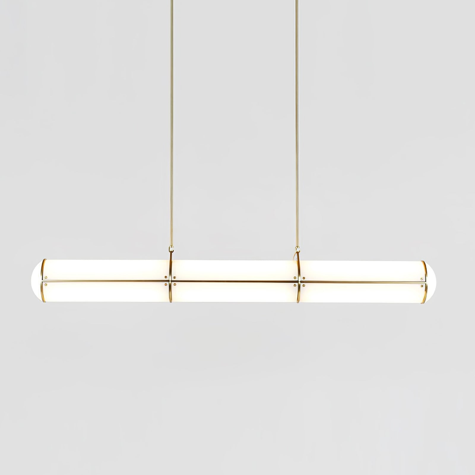 Endless Linear Cylinder Dimmable LED Pendant Light for Kitchen Islands