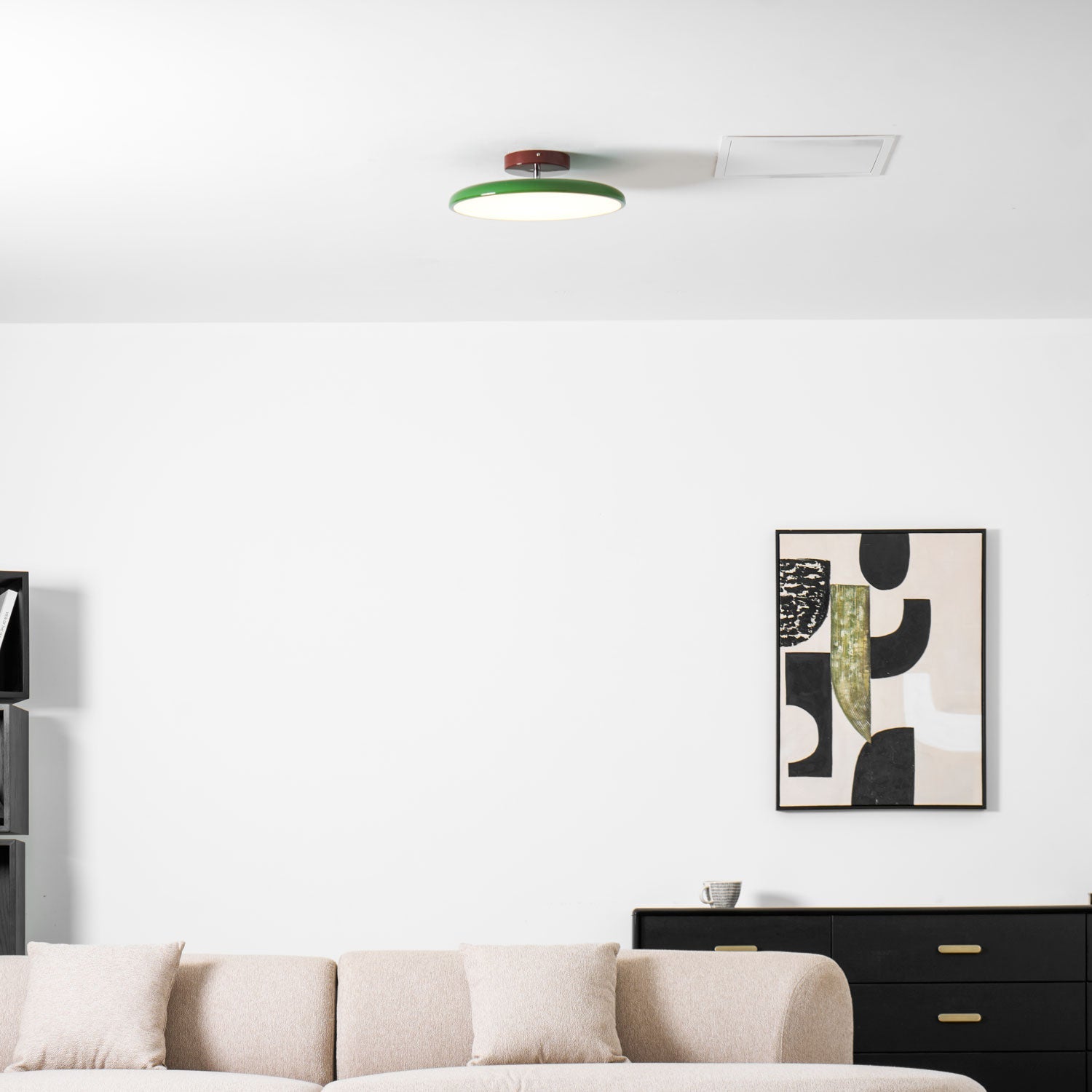 Pivot Adjustable Swing Arm Acrylic Ceiling Light for Sloped Ceilings