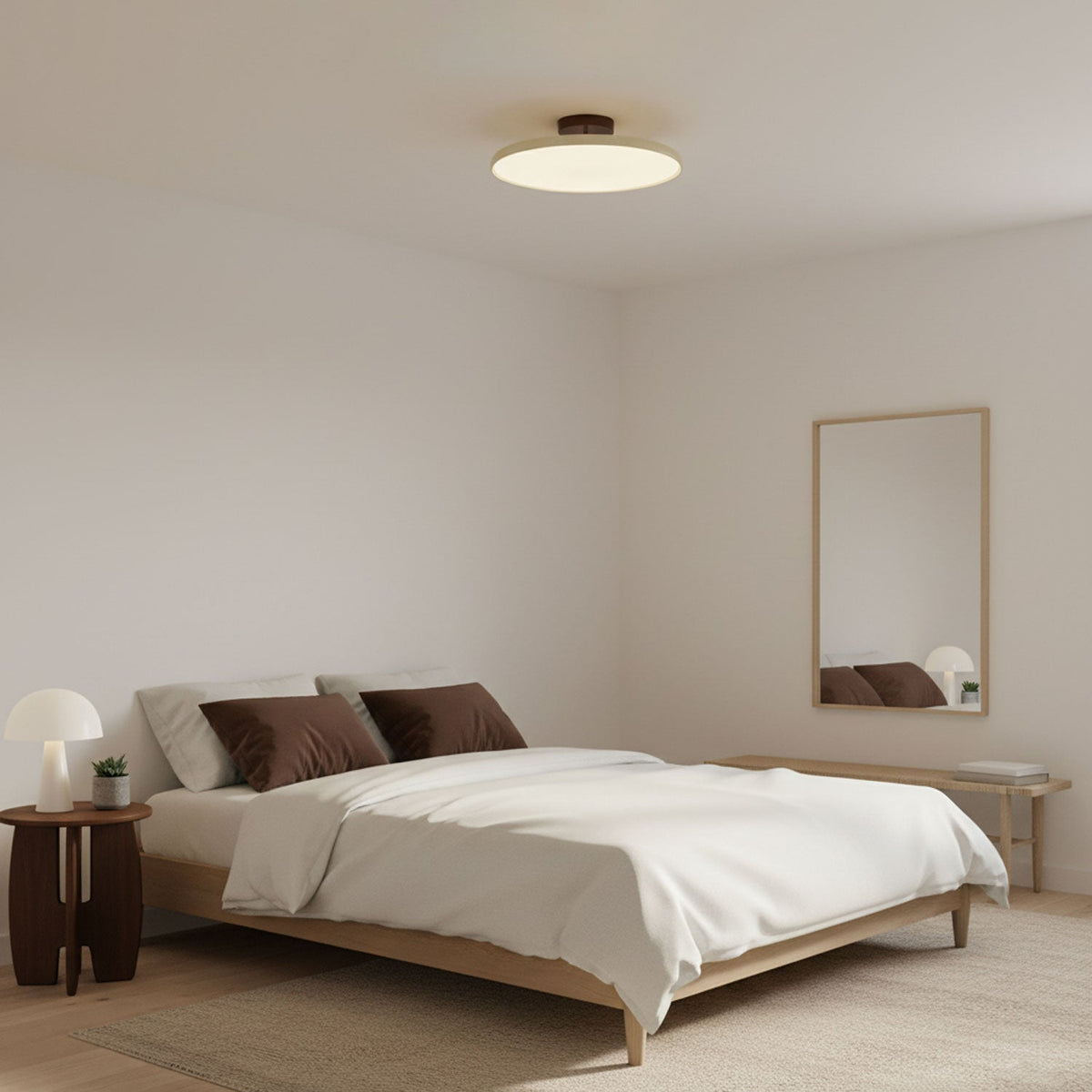 Pivot Adjustable Swing Arm Acrylic Ceiling Light for Sloped Ceilings