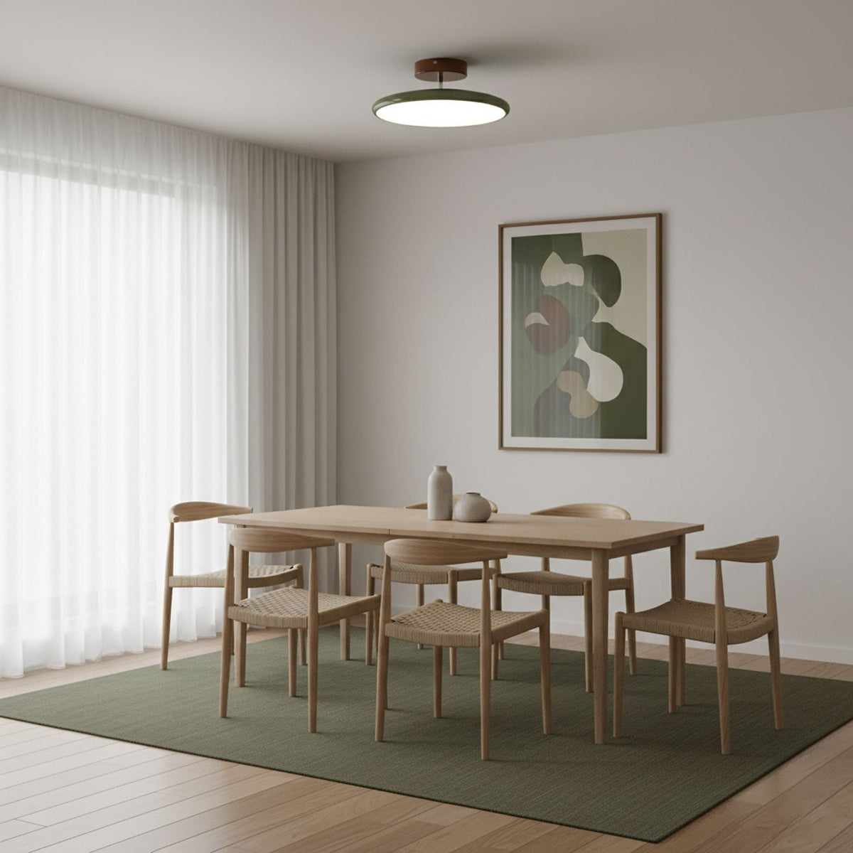 Pivot Adjustable Swing Arm Acrylic Ceiling Light for Sloped Ceilings