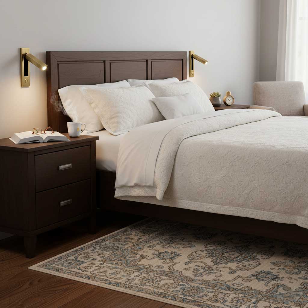 Hush Recessed Flush-Mount Dimmable Reading Light for Bedroom & Study