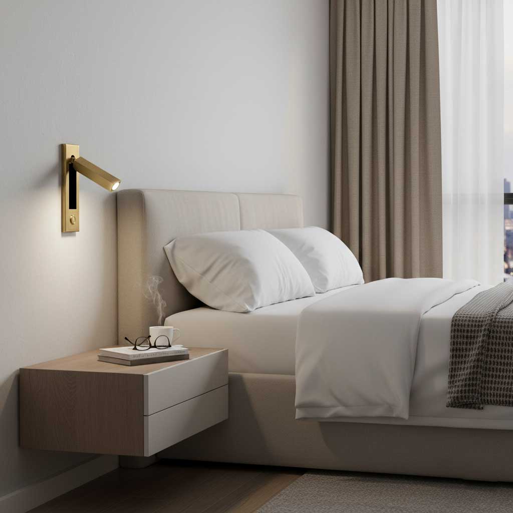 Hush Recessed Flush-Mount Dimmable Reading Light for Bedroom & Study