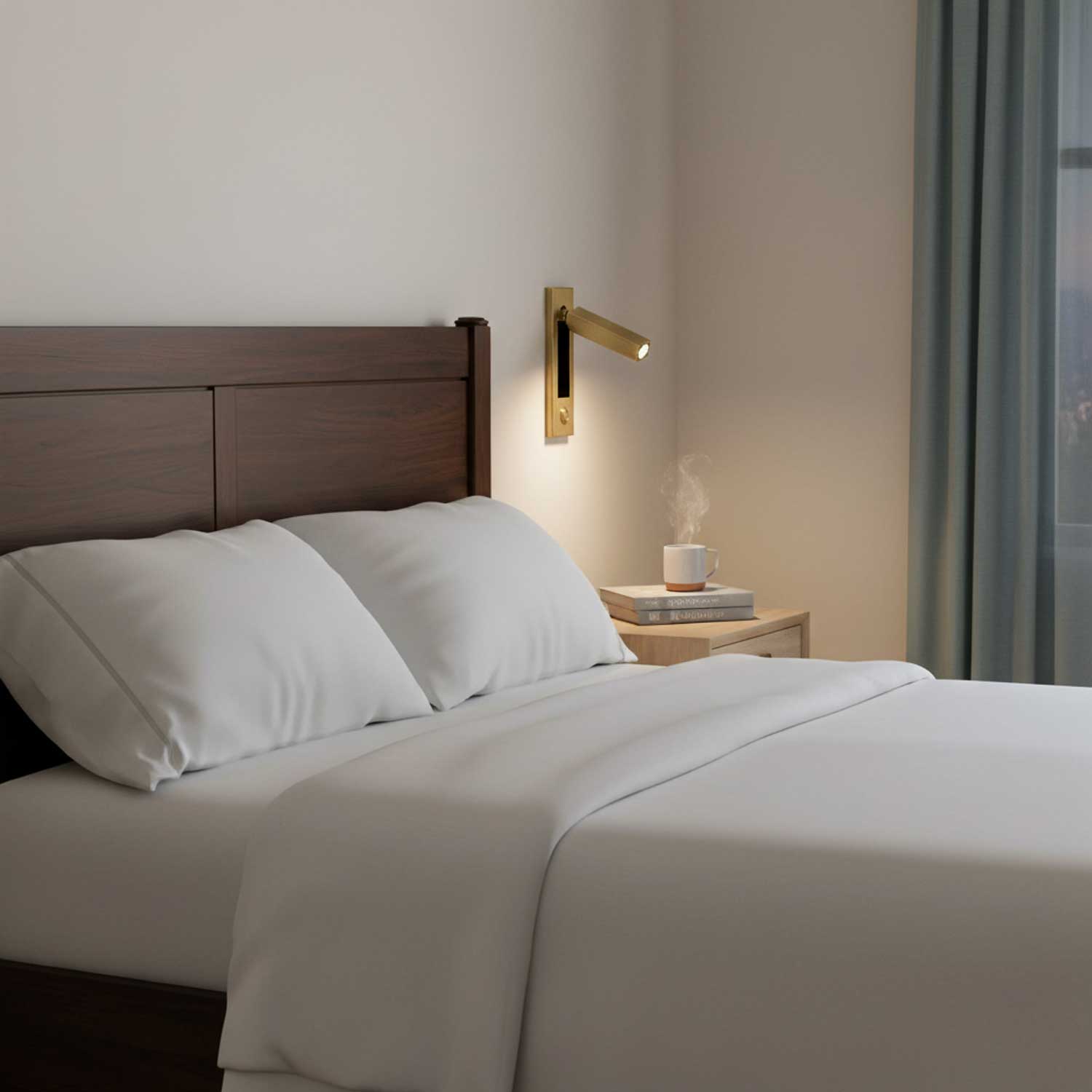 Hush Recessed Flush-Mount Dimmable Reading Light for Bedroom & Study