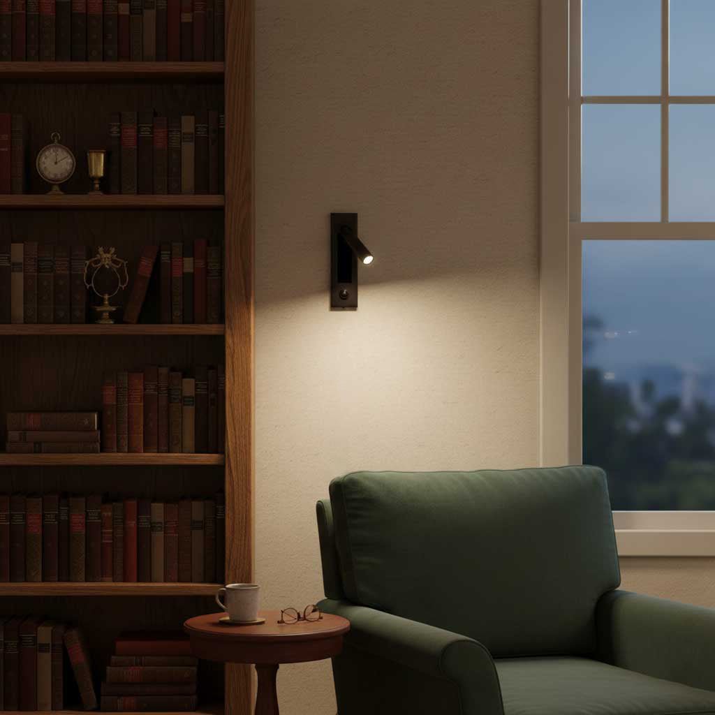 Hush Recessed Flush-Mount Dimmable Reading Light for Bedroom & Study