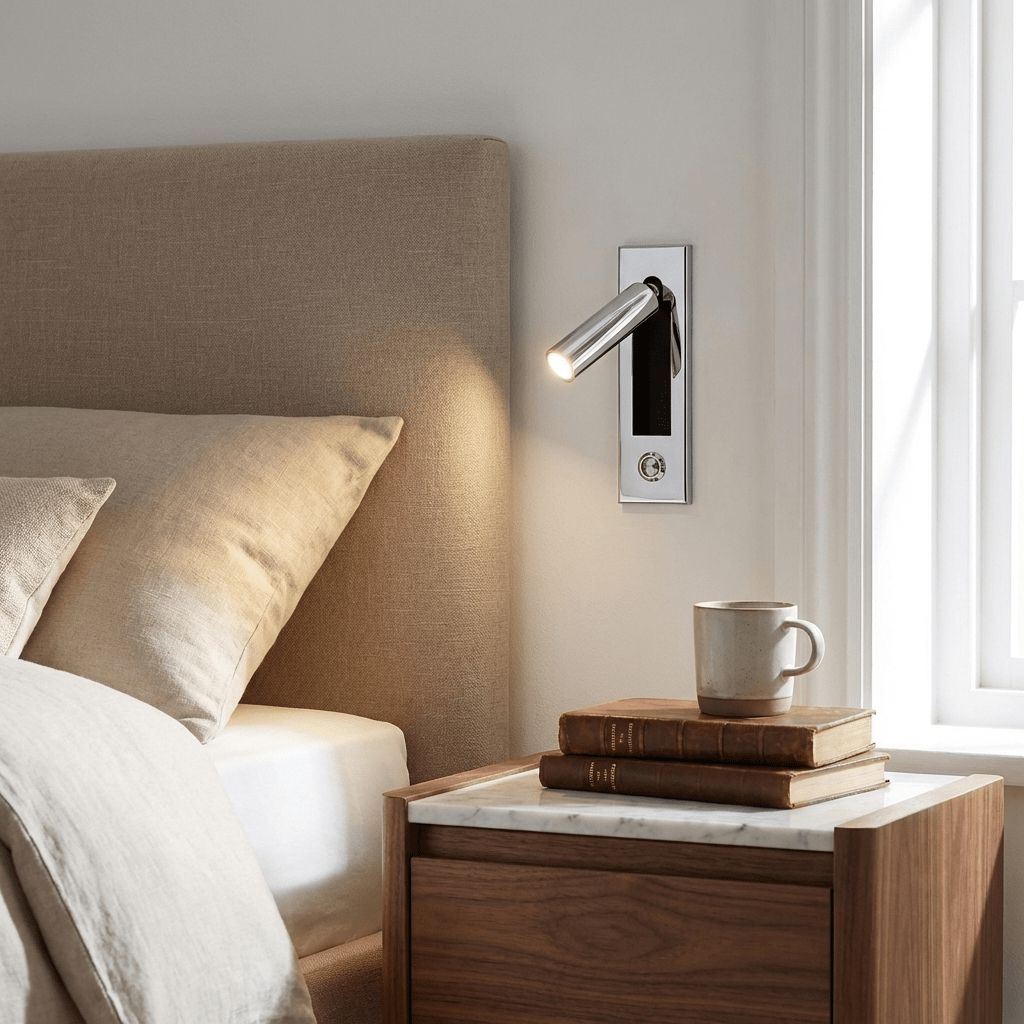 Hush Recessed Flush-Mount Dimmable Reading Light for Bedroom & Study
