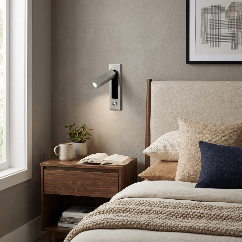 Hush Recessed Flush-Mount Dimmable Reading Light for Bedroom & Study