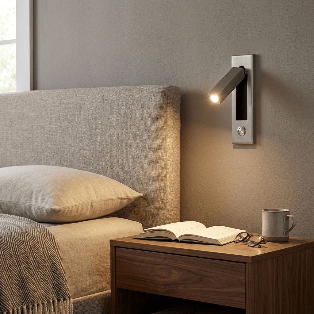 Hush Recessed Flush-Mount Dimmable Reading Light for Bedroom & Study