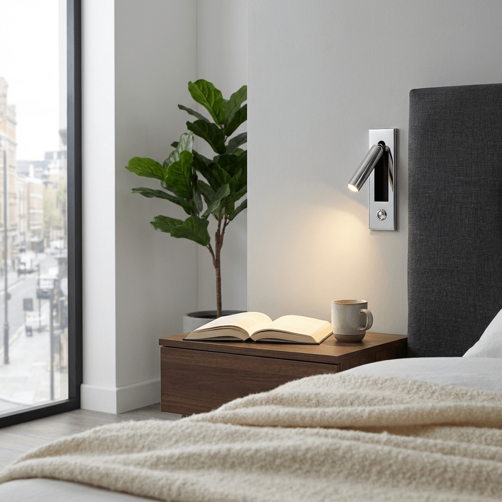 Hush Recessed Flush-Mount Dimmable Reading Light for Bedroom & Study