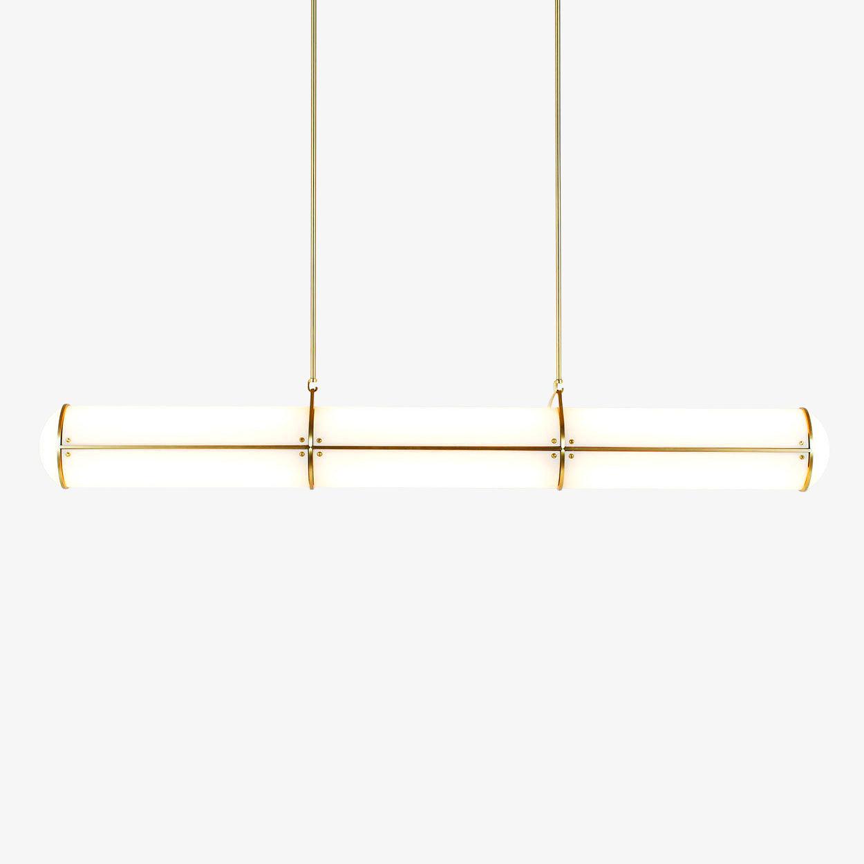 Endless Linear Cylinder Dimmable LED Pendant Light for Kitchen Islands