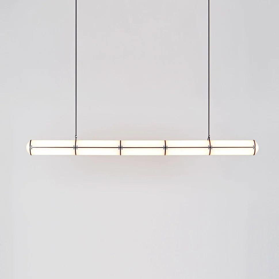 Endless Linear Cylinder Dimmable LED Pendant Light for Kitchen Islands