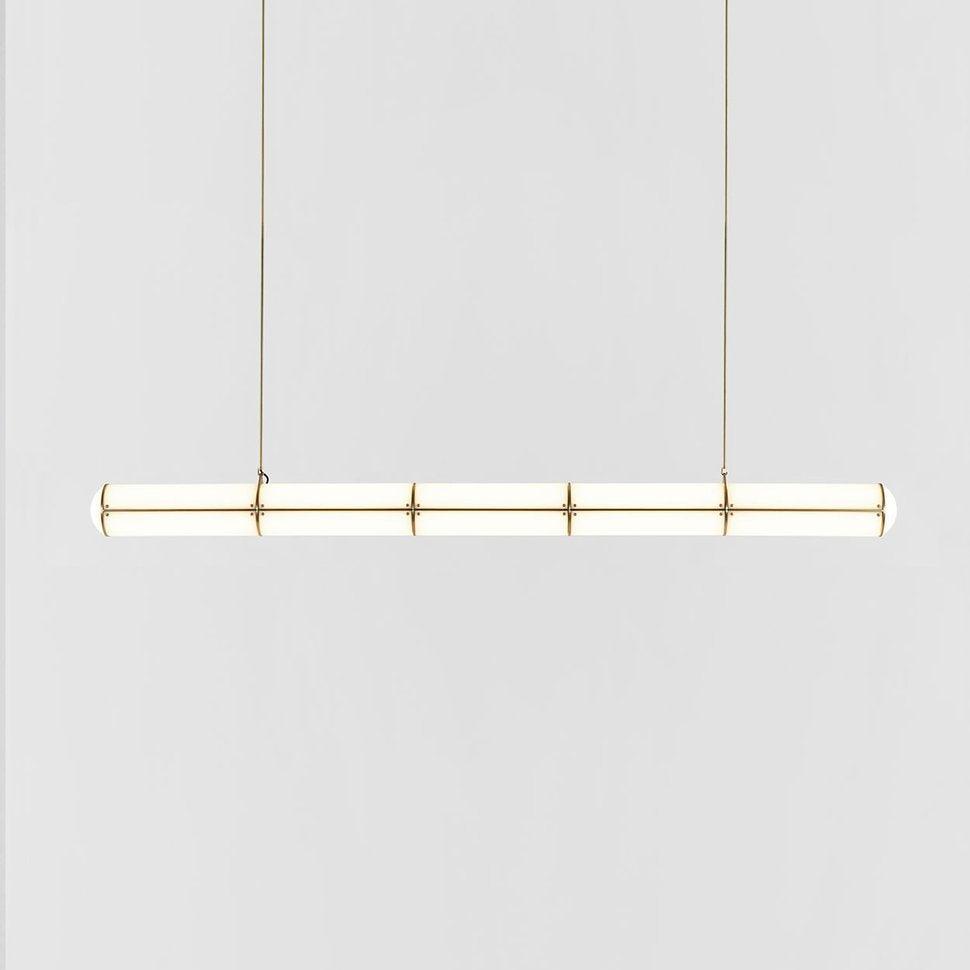 Endless Linear Cylinder Dimmable LED Pendant Light for Kitchen Islands