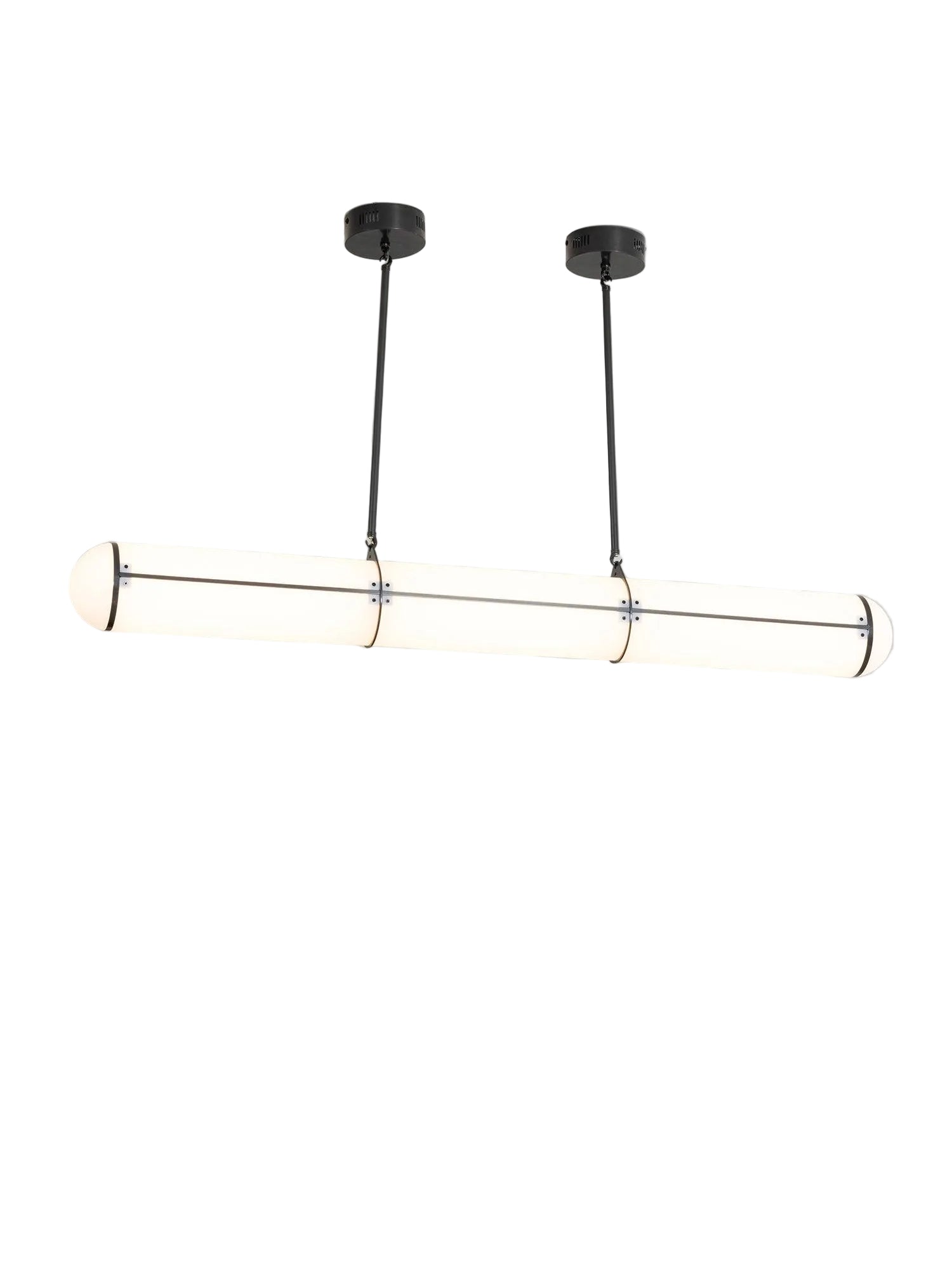 Endless Linear Cylinder Dimmable LED Pendant Light for Kitchen Islands