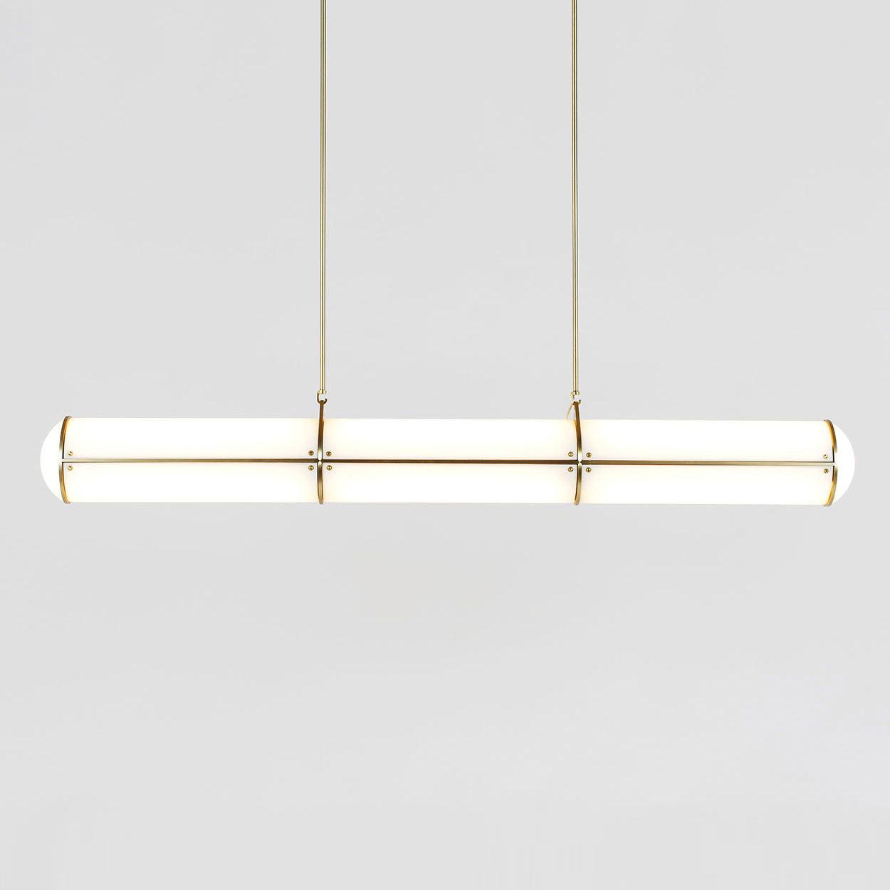 Endless Linear Cylinder Dimmable LED Pendant Light for Kitchen Islands