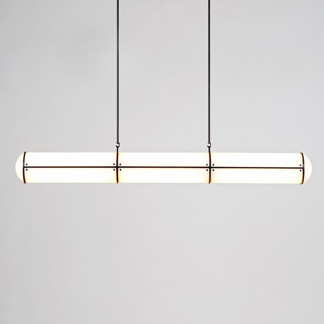 Endless Linear Cylinder Dimmable LED Pendant Light for Kitchen Islands