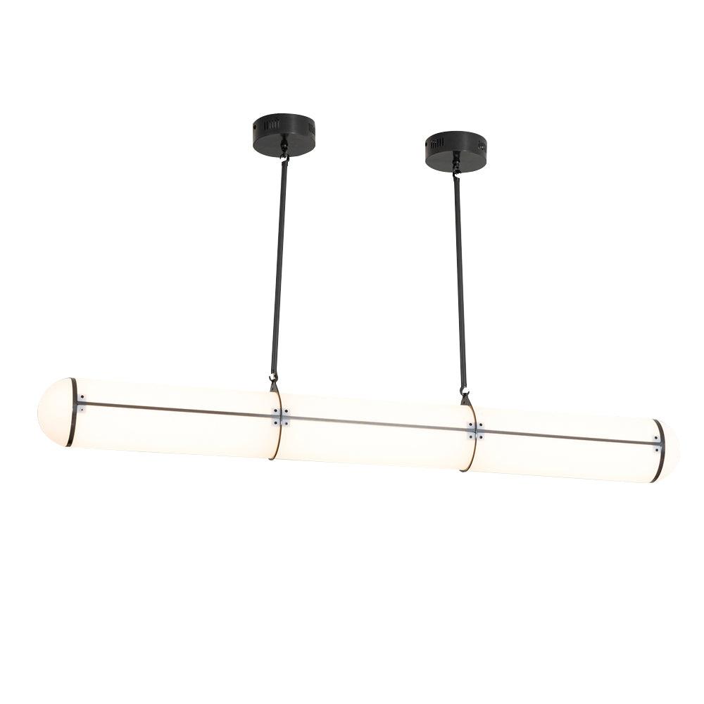 Endless Linear Cylinder Dimmable LED Pendant Light for Kitchen Islands