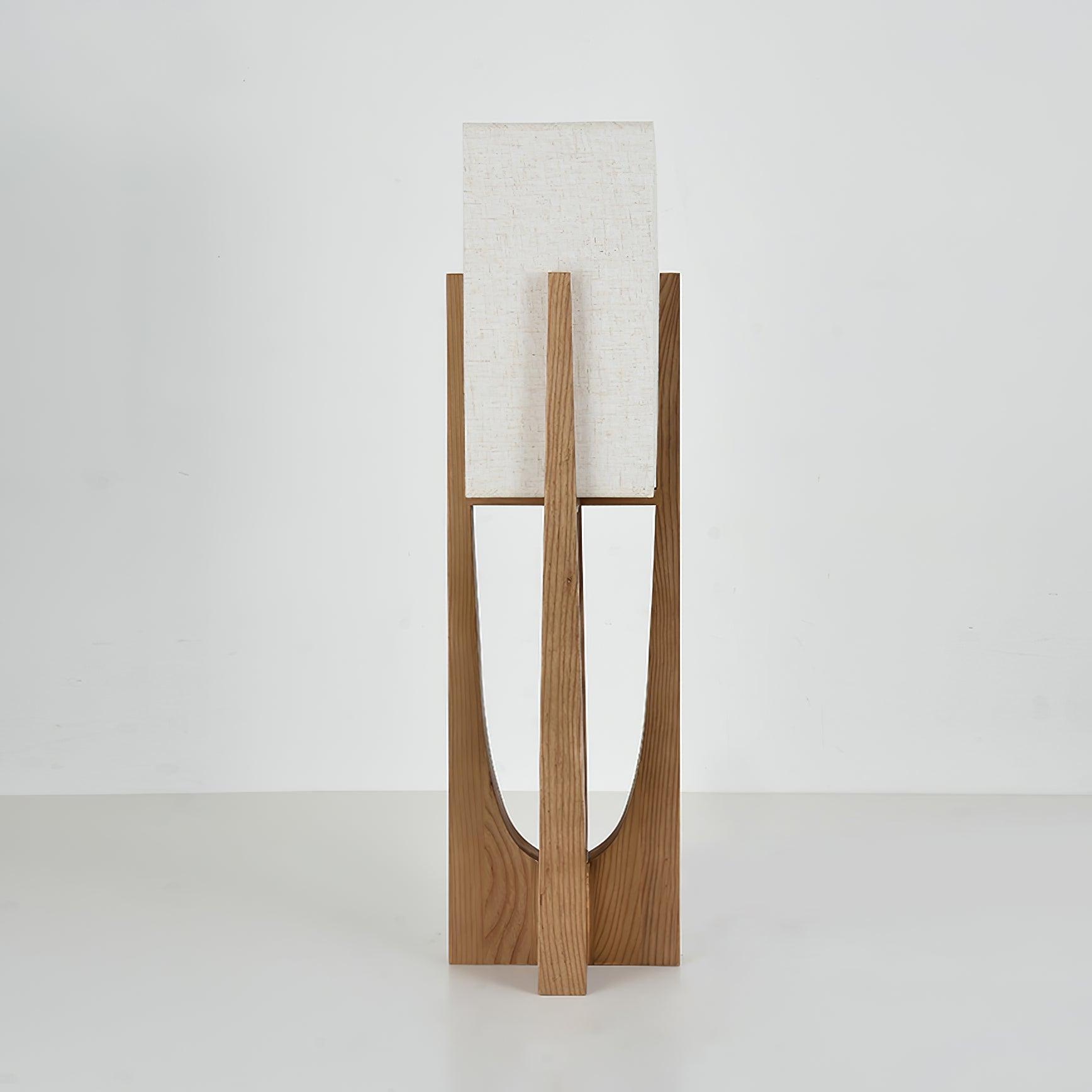 Haven Modern Farmhouse Wood Floor Lamp for Living Room & Bedroom
