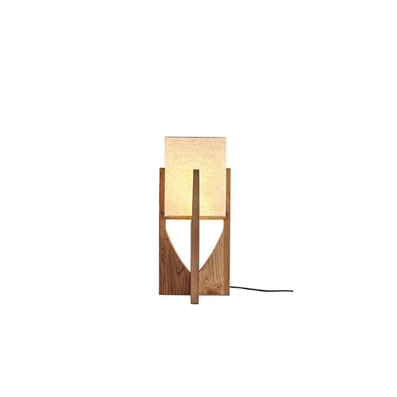 Haven Modern Farmhouse Wood Floor Lamp for Living Room & Bedroom