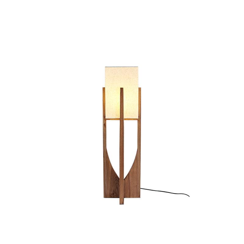 Haven Modern Farmhouse Wood Floor Lamp for Living Room & Bedroom
