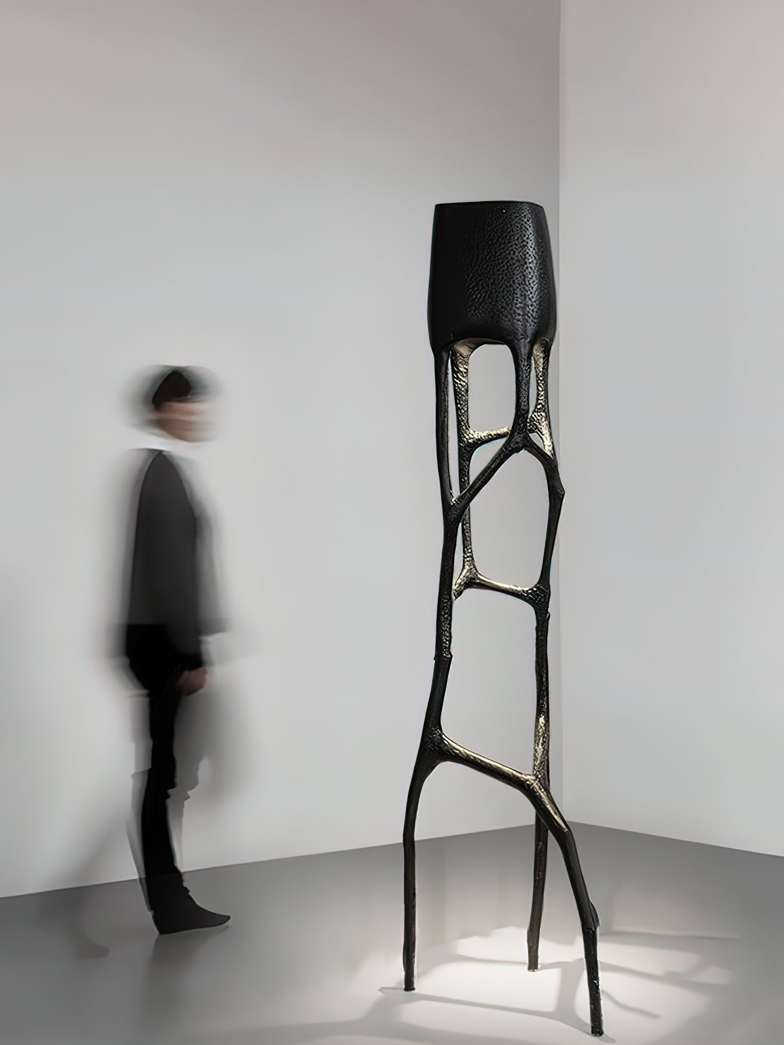Vesper Gothic Sculptural Statement Floor Lamp for Bedroom Living Room