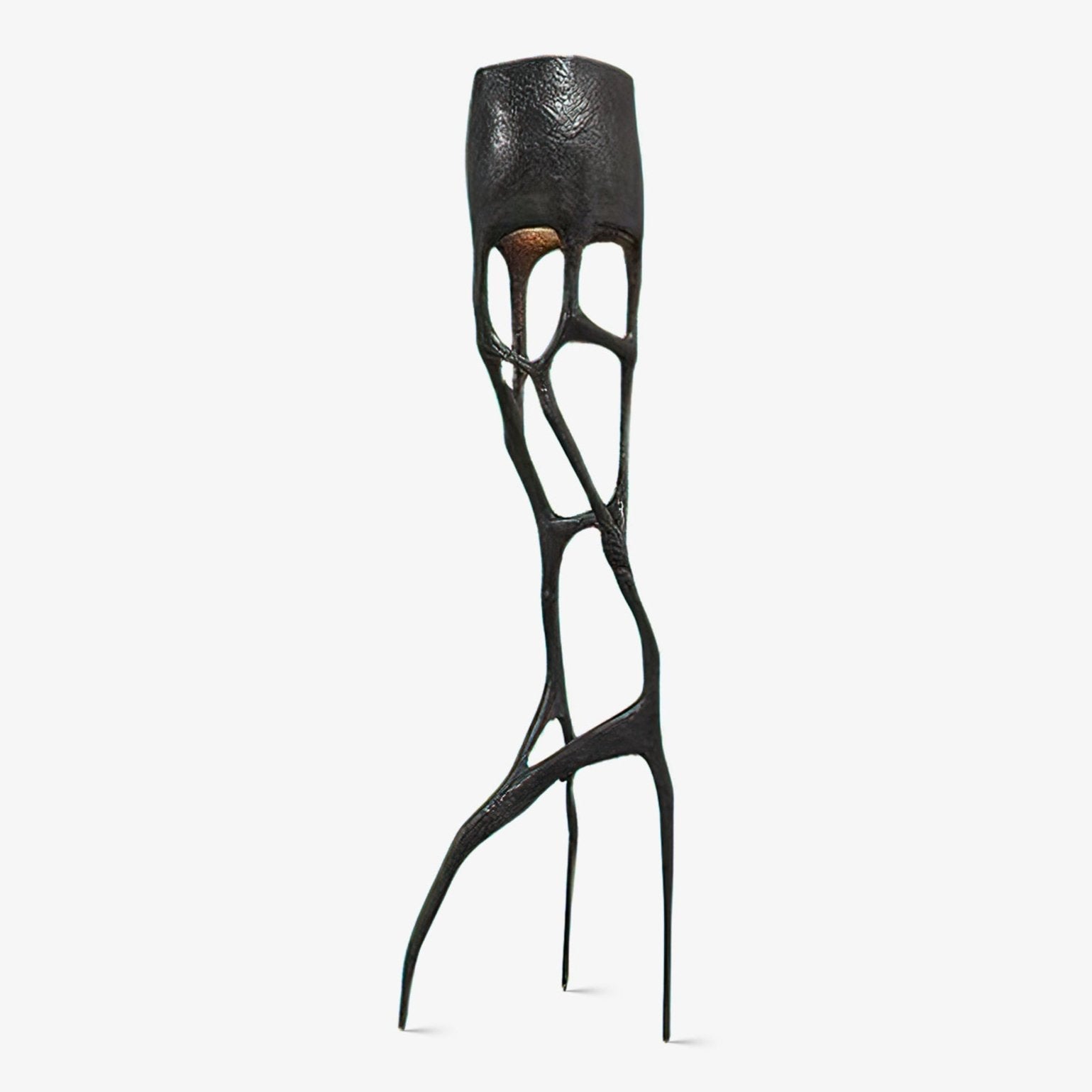 Vesper Gothic Sculptural Statement Floor Lamp for Bedroom Living Room