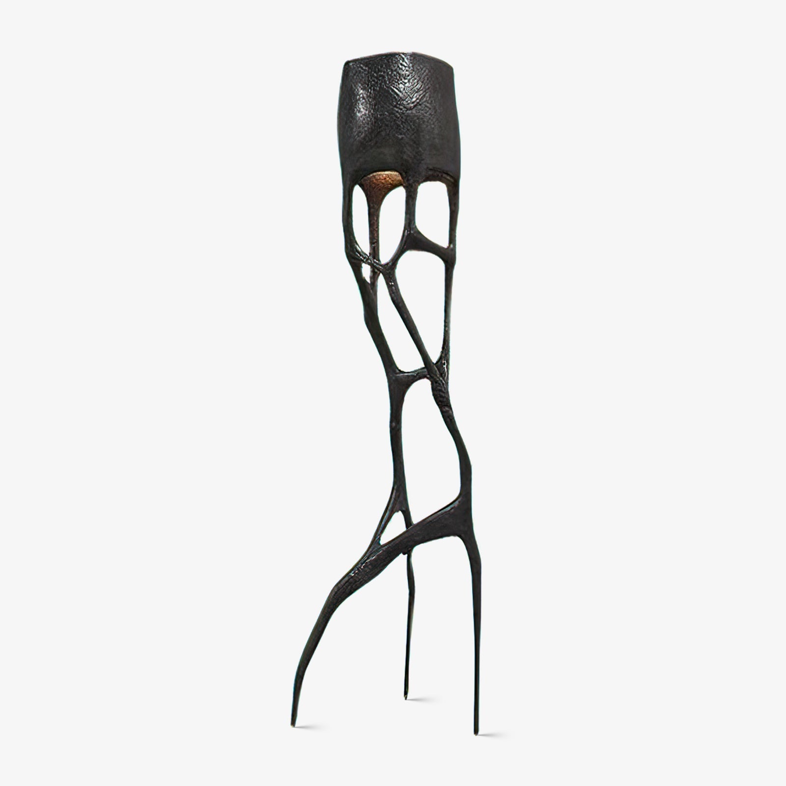 Vesper Gothic Sculptural Statement Floor Lamp for Bedroom Living Room