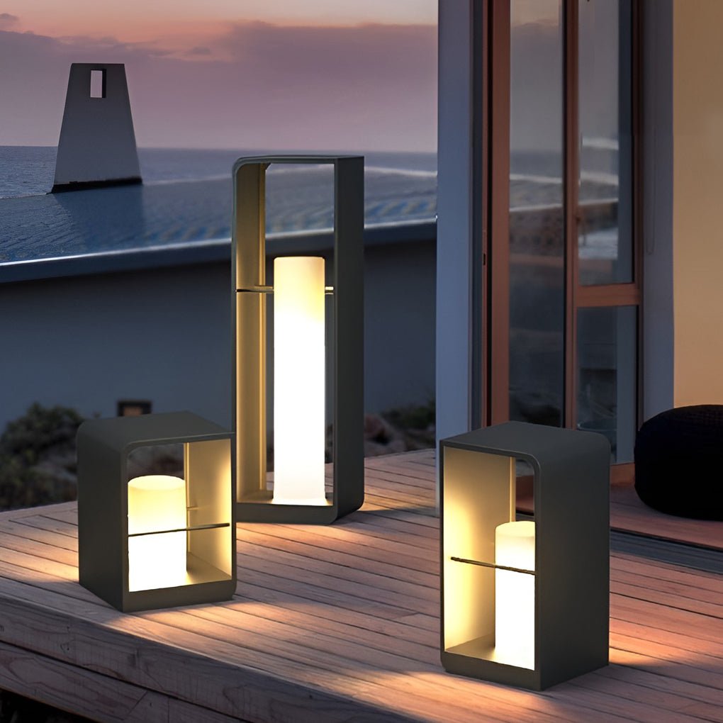 Dune Solar Powered Garden Path Light Stainless Steel for Lawns Patios