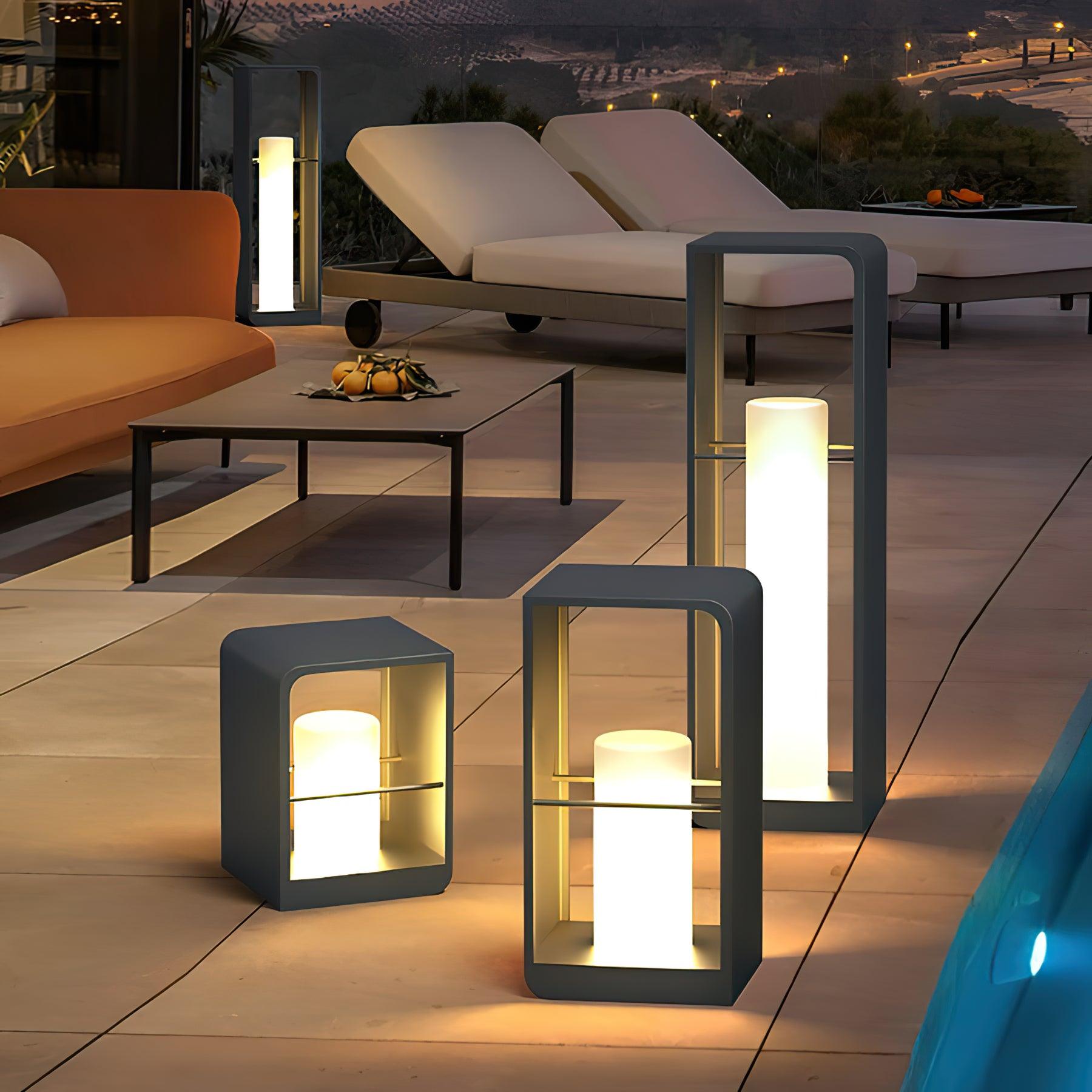 Dune Solar Powered Garden Path Light Stainless Steel for Lawns Patios