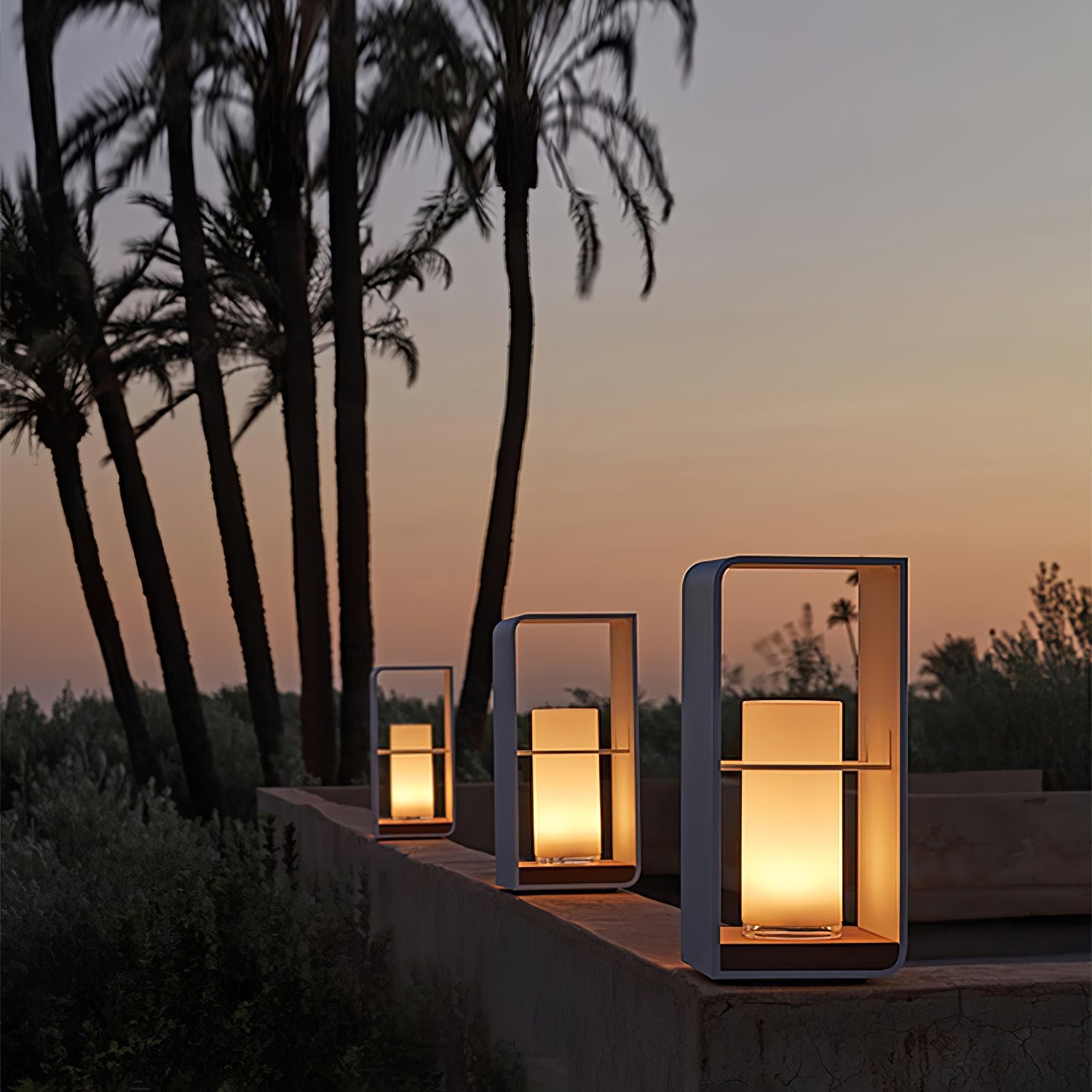 Dune Solar Powered Garden Path Light Stainless Steel for Lawns Patios