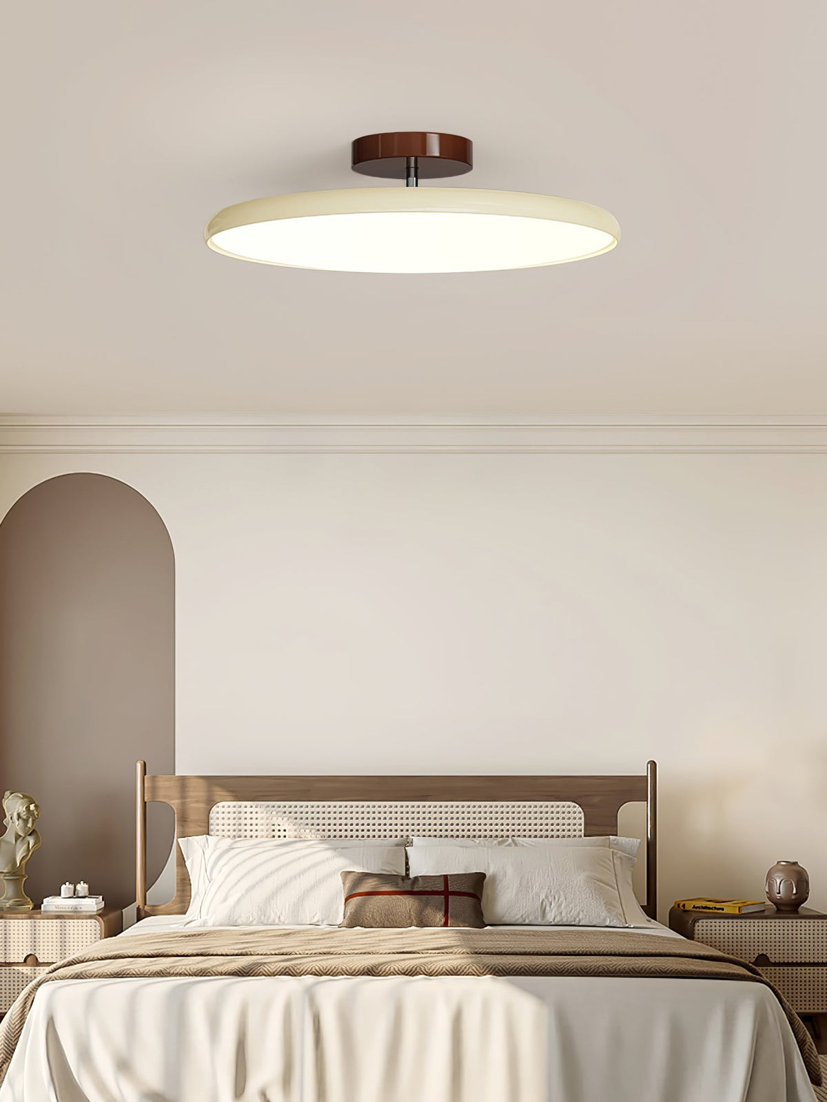 Pivot Adjustable Swing Arm Acrylic Ceiling Light for Sloped Ceilings