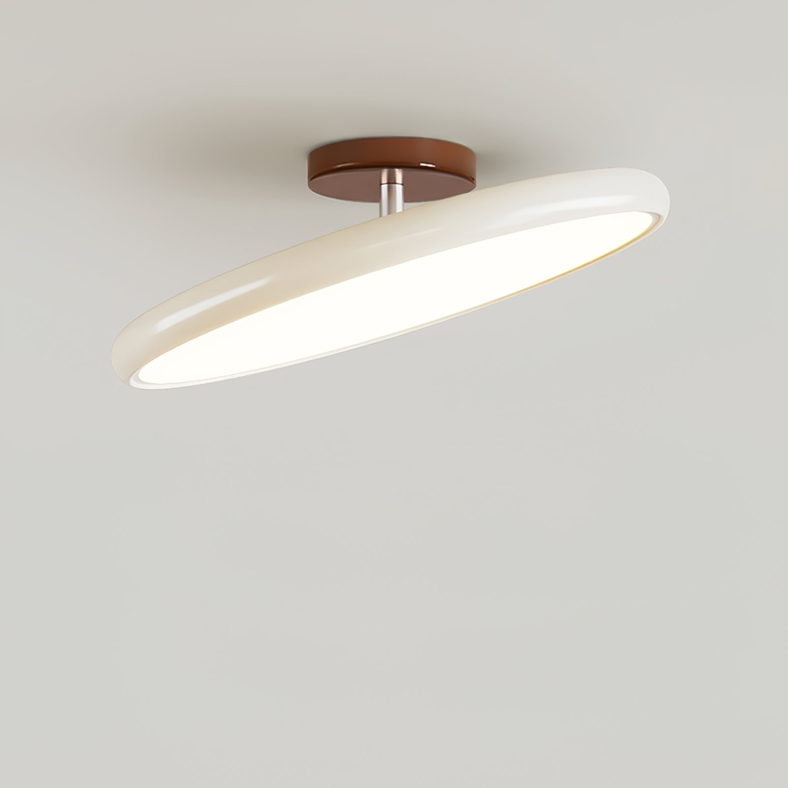 Pivot Adjustable Swing Arm Acrylic Ceiling Light for Sloped Ceilings