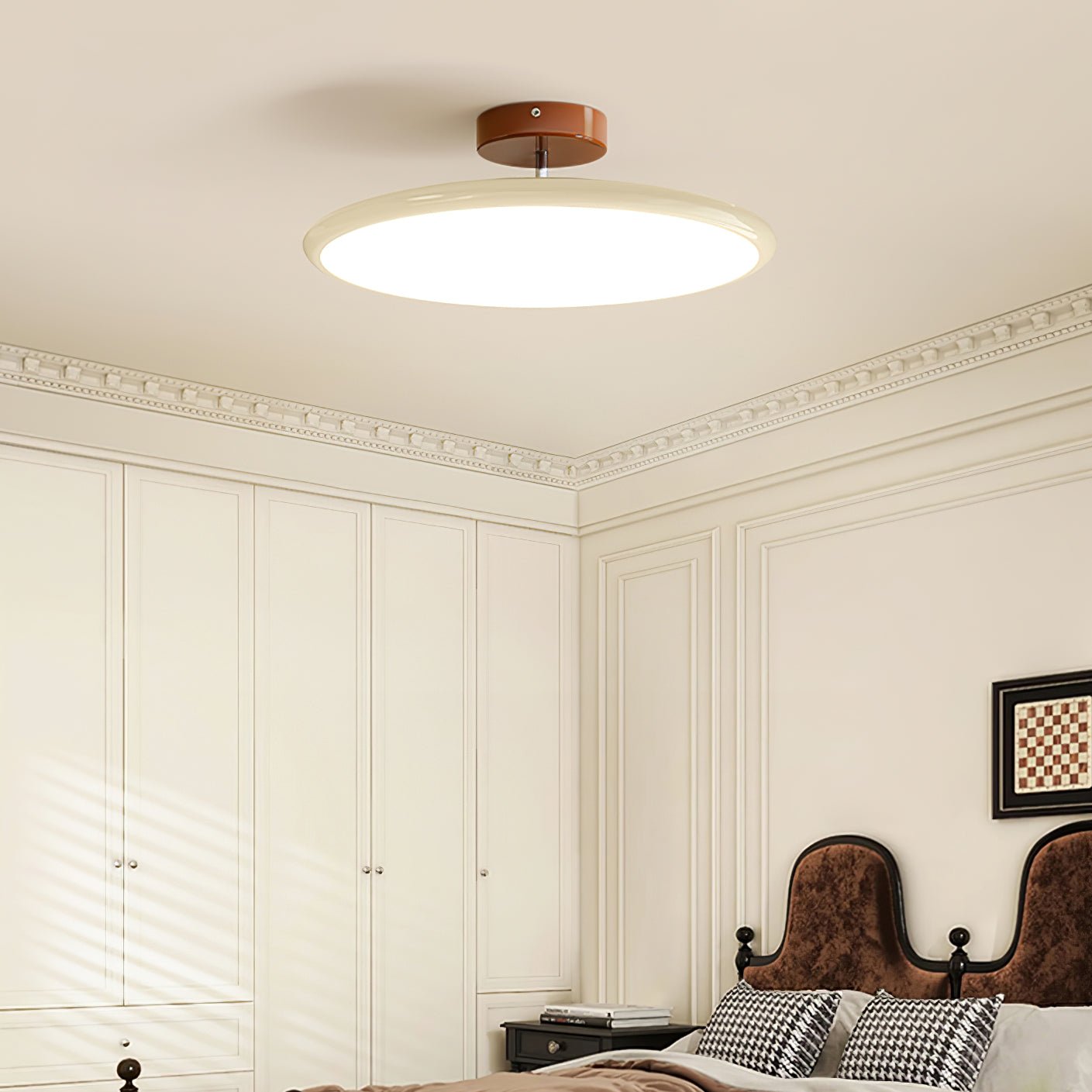 Pivot Adjustable Swing Arm Acrylic Ceiling Light for Sloped Ceilings