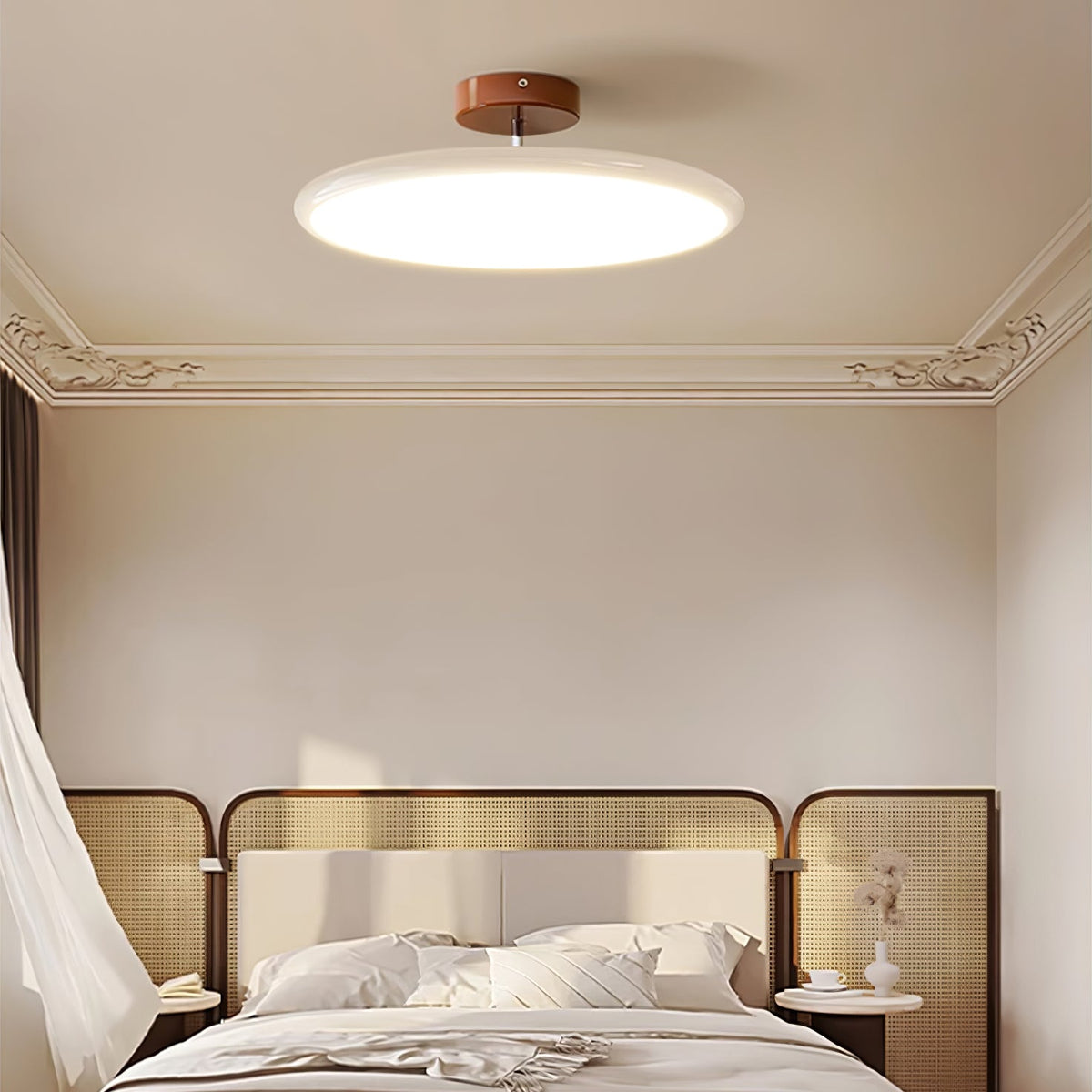 Pivot Adjustable Swing Arm Acrylic Ceiling Light for Sloped Ceilings
