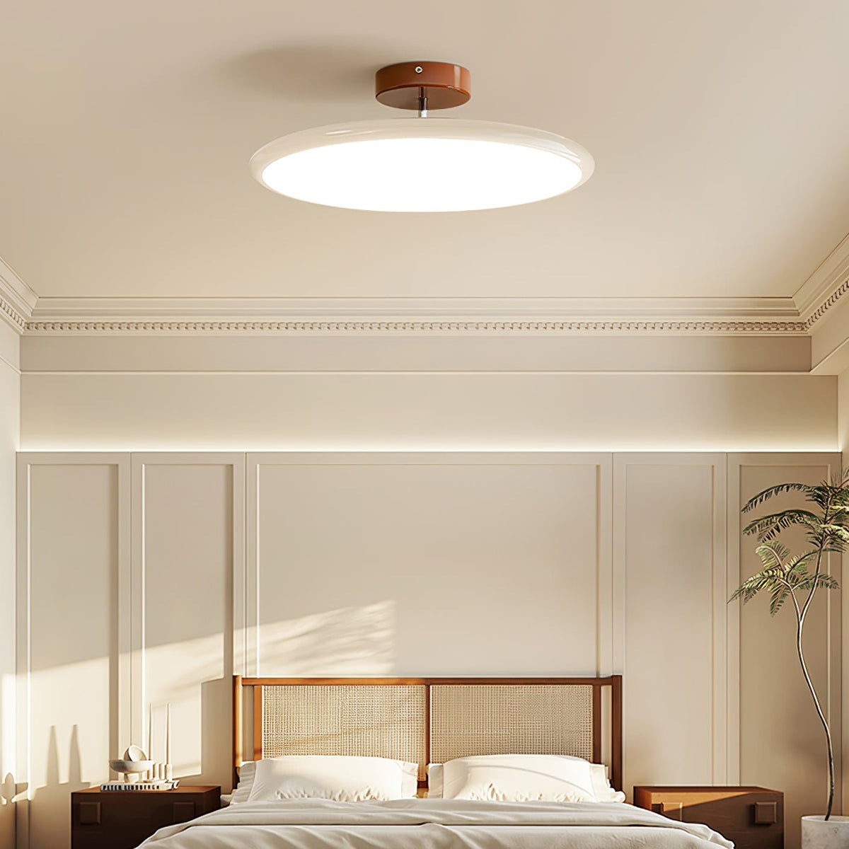 Pivot Adjustable Swing Arm Acrylic Ceiling Light for Sloped Ceilings