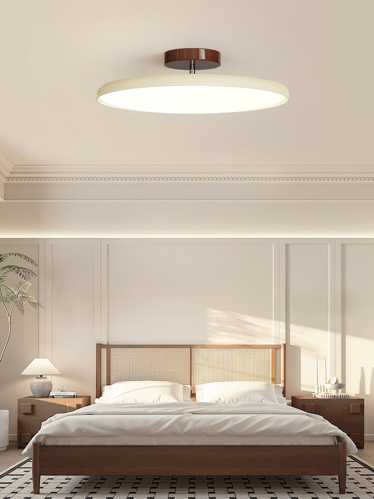 Pivot Adjustable Swing Arm Acrylic Ceiling Light for Sloped Ceilings