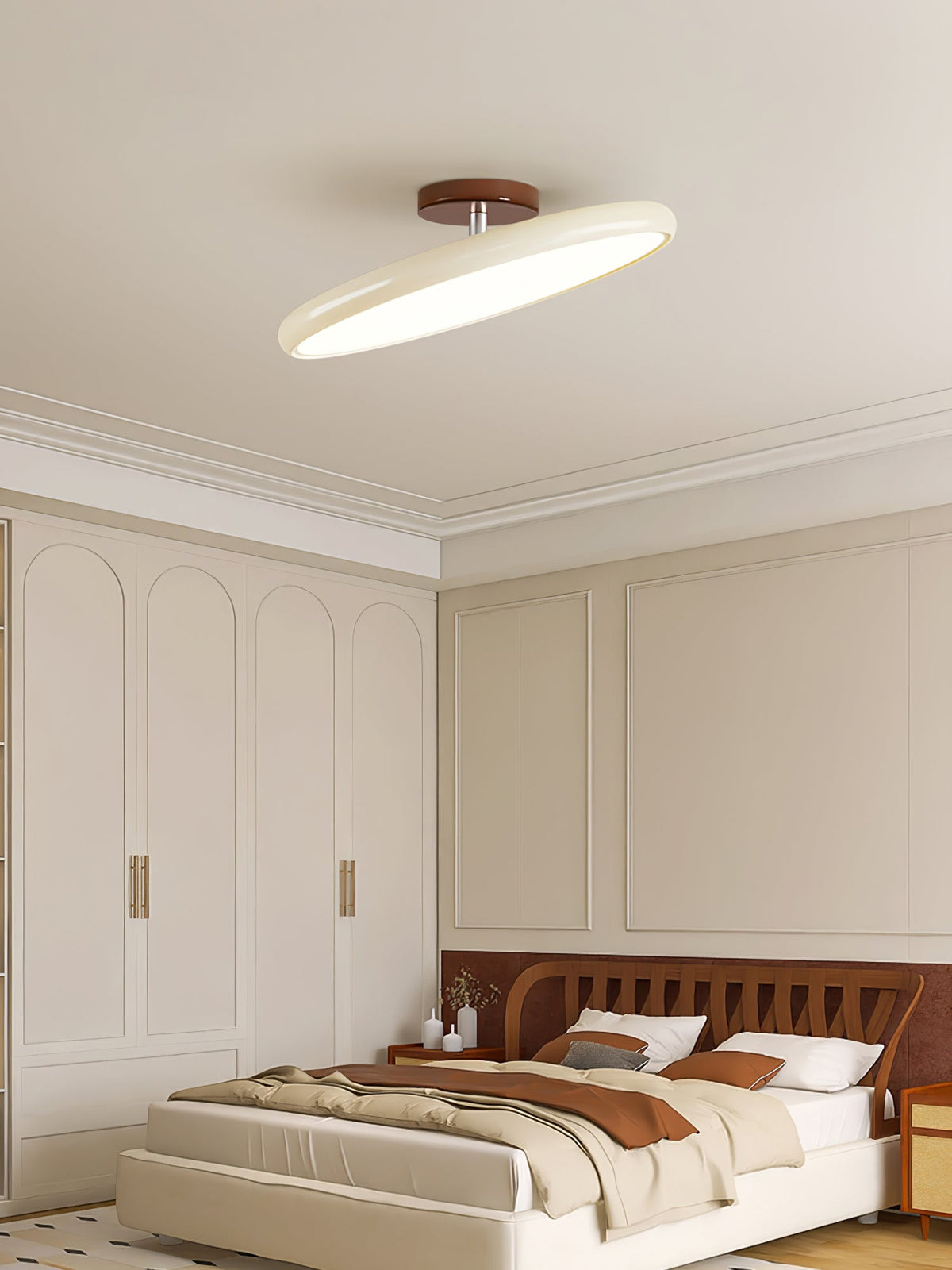 Pivot Adjustable Swing Arm Acrylic Ceiling Light for Sloped Ceilings