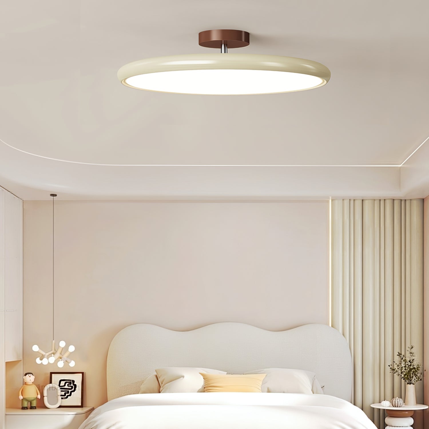 Pivot Adjustable Swing Arm Acrylic Ceiling Light for Sloped Ceilings
