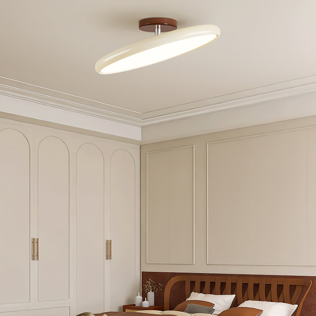 Pivot Adjustable Swing Arm Acrylic Ceiling Light for Sloped Ceilings
