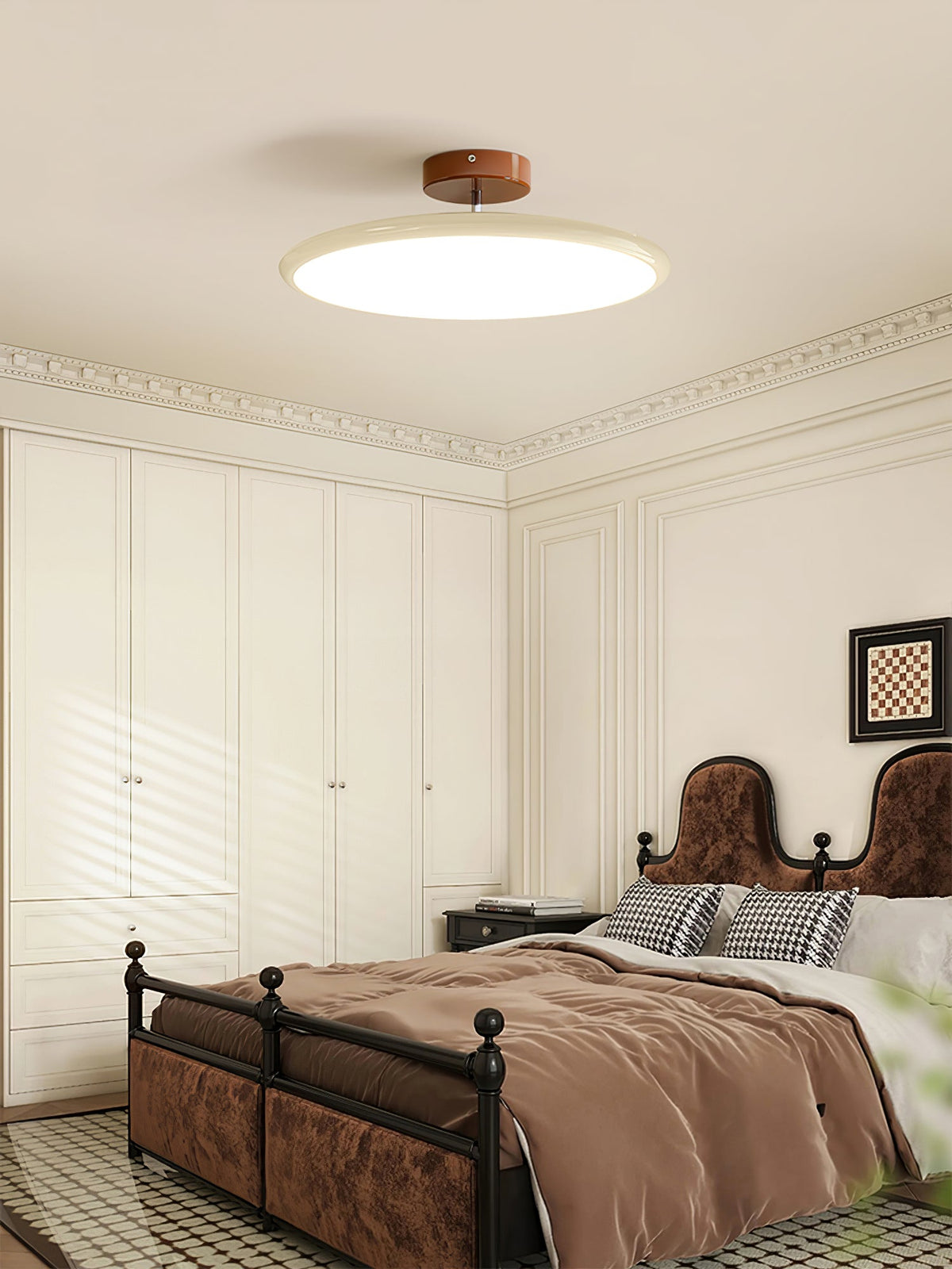 Pivot Adjustable Swing Arm Acrylic Ceiling Light for Sloped Ceilings