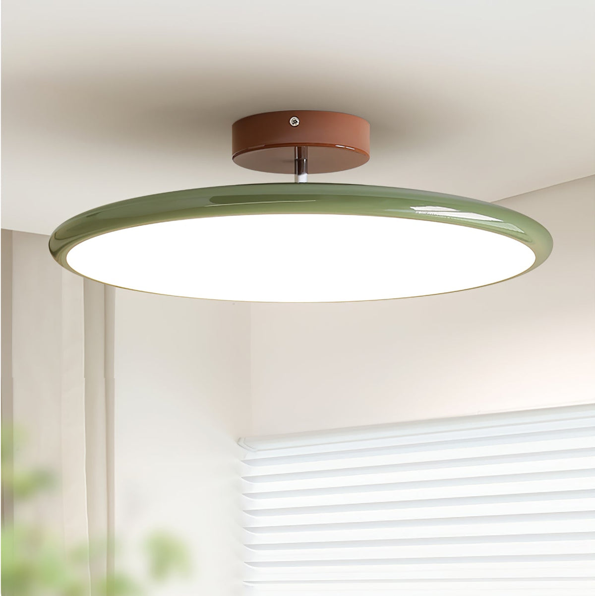 Pivot Adjustable Swing Arm Acrylic Ceiling Light for Sloped Ceilings