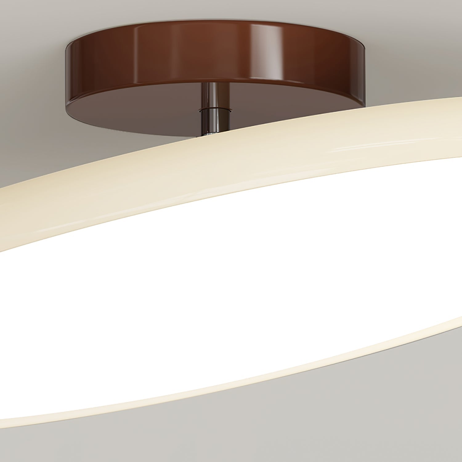 Pivot Adjustable Swing Arm Acrylic Ceiling Light for Sloped Ceilings