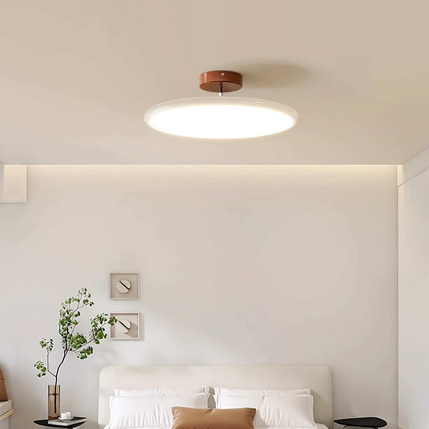 Pivot Adjustable Swing Arm Acrylic Ceiling Light for Sloped Ceilings