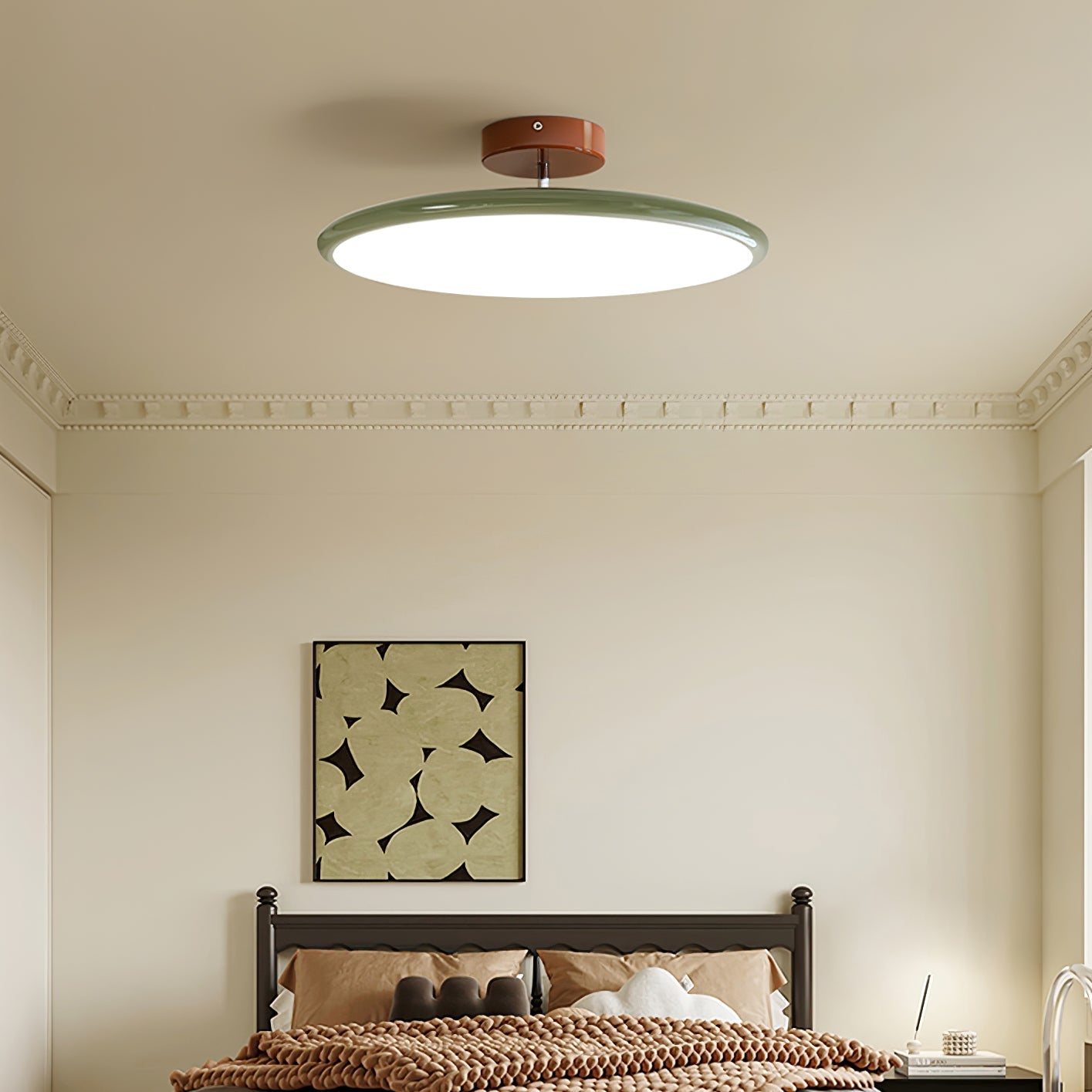 Pivot Adjustable Swing Arm Acrylic Ceiling Light for Sloped Ceilings