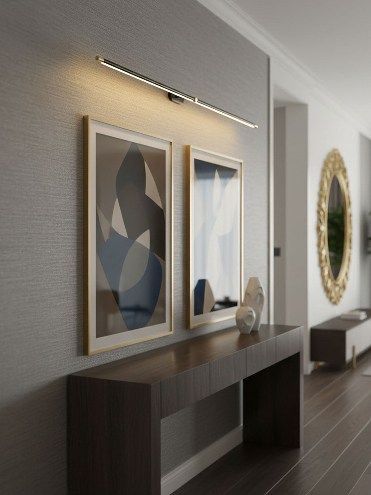 Linea Dimmable Aluminum Minimalist Wall Sconce for Bathroom & Hallway