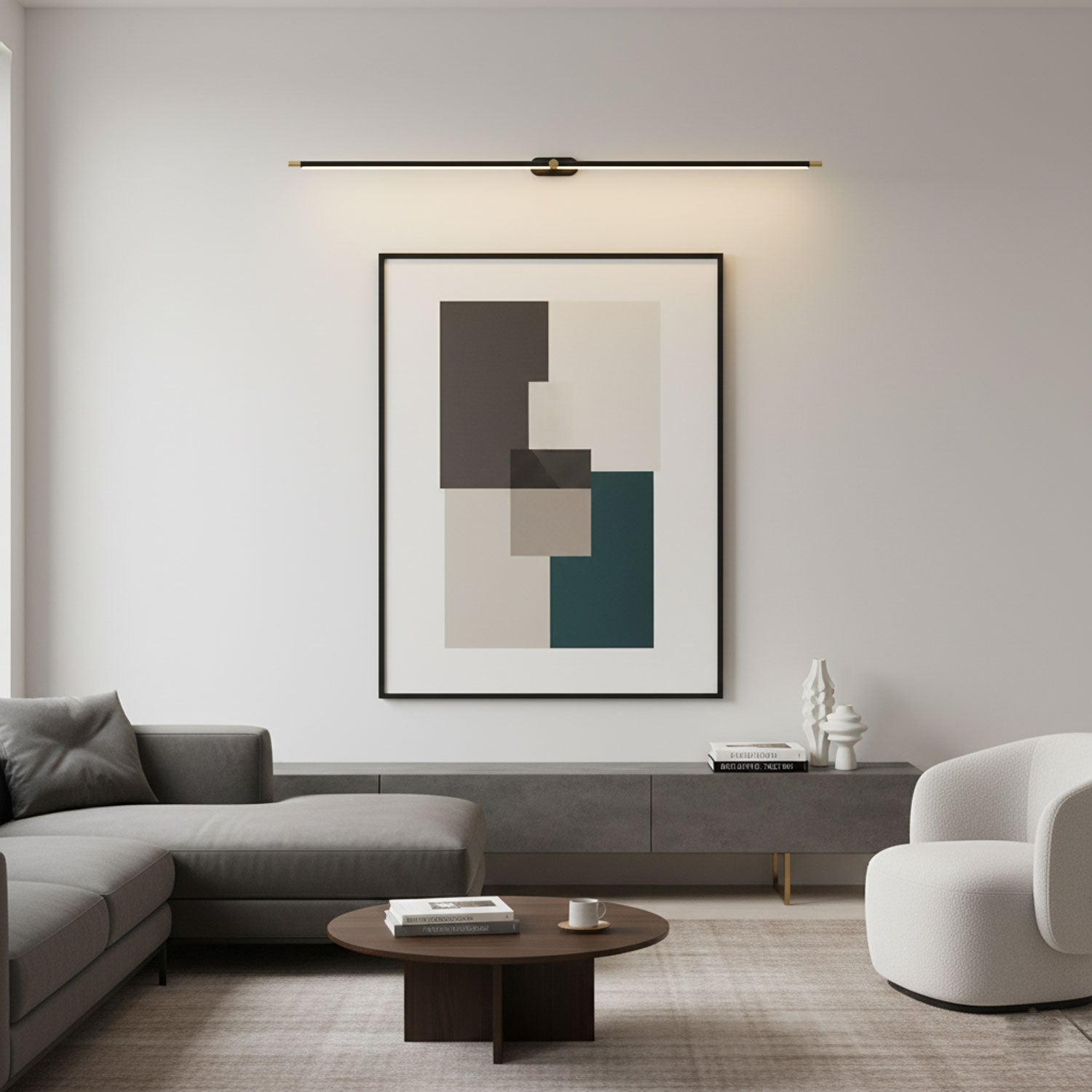 Linea Dimmable Aluminum Minimalist Wall Sconce for Bathroom & Hallway